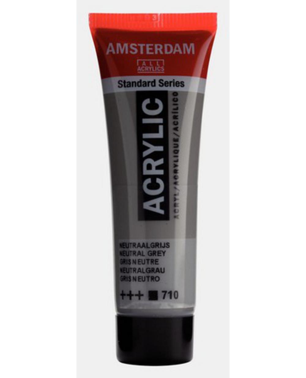 Amsterdam, Acrylic, Art & School, Paint, 20ml, 974510, Neutral Gray